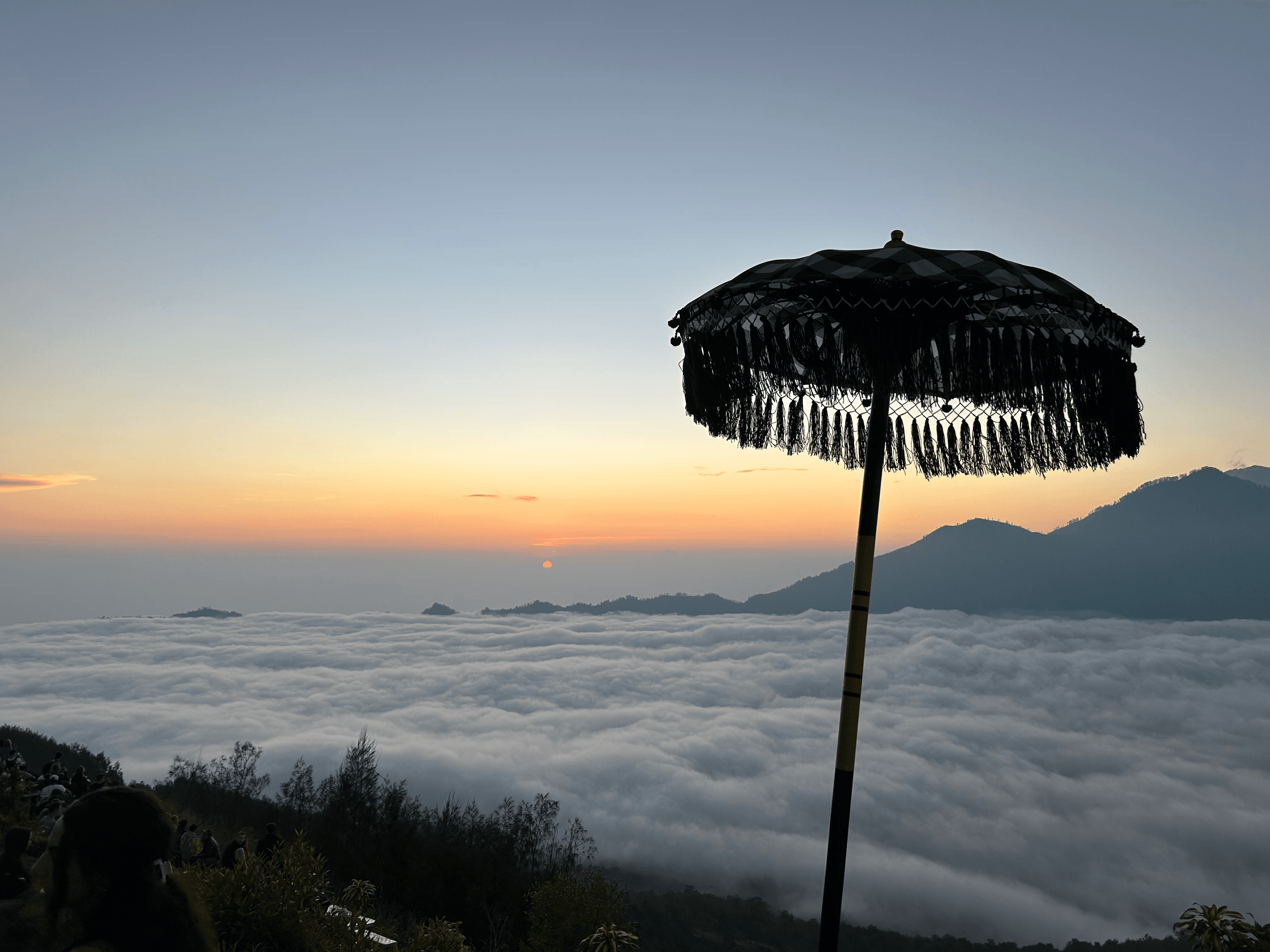Bali volcano view